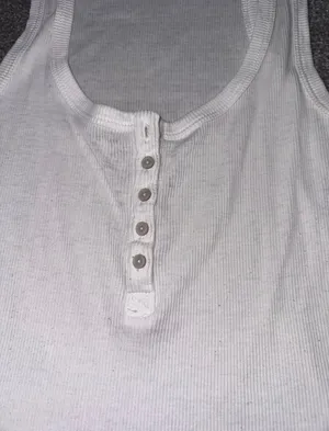 Ultra Flirt White Ribbed Tank thumbnail 2