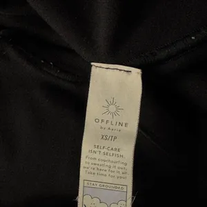 Offline by Aerie X-Small 7/8 Leggings Real Me Low-Rise Stretch Soft Crossover thumbnail 5
