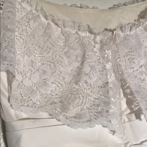 Vintage Wedding‎ White Lace Dress Size M thumbnail 8