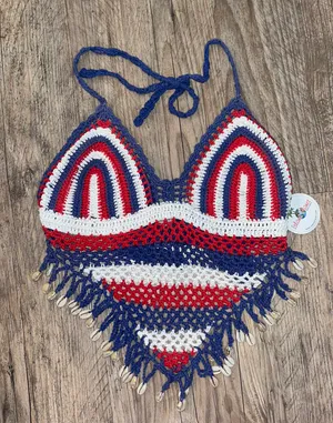 Island Planet Crochet Top thumbnail 1