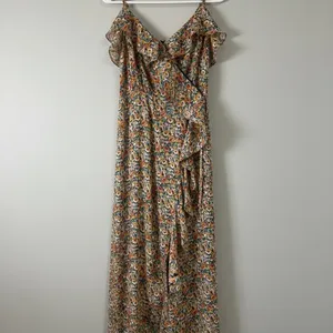 Lush Multicolor Floral Maxi Dress thumbnail 4