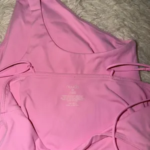Nuuds Bodysuit Size XS NWOT Bubble Gum‎ Pink thumbnail 4