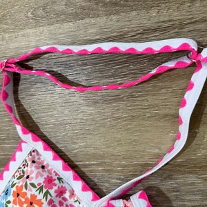 Floral Pink Bikini Set Size XXS thumbnail 2