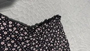 American Eagle Black Floral Top thumbnail 6