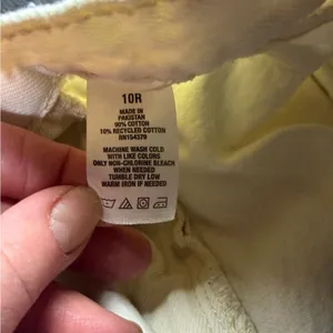 Aeropostale Super High Rise 90s Baggy Off White Distressed Y2K Jeans 10R. thumbnail 7