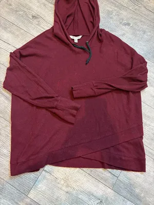 American Eagle Outfitters Womens XL Maroon Pullover Hoodie thumbnail 2