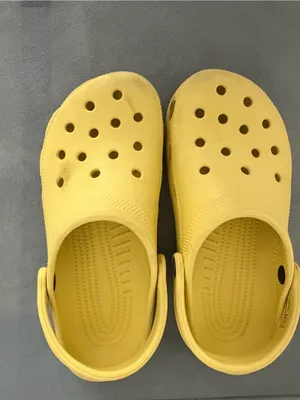 Crocs Classic Clog Yellow M6 W8 Unisex Comfort Slip On Sandals(B262) thumbnail 9
