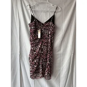Rebecca Minkoff Kinsley Ruched Dress in Black Multi Size 6 thumbnail 2