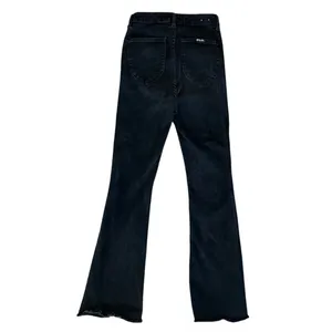 Rolla’s Women’s East Coast High Rise Black Denim Cropped Bootcut Jeans Size 27 thumbnail 12