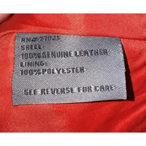 VTG Queen Latifah Shearling Leather Jacket Women XL Orange‎ Queen Biker thumbnail 5