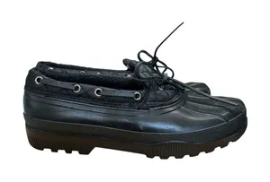 Sugar Black Duck Shoes Low Top Rain Boots LS023 Women's - Size 8 thumbnail 1