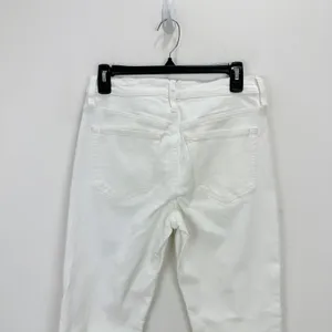 J.Crew Flare Crop White Jean Signature Stretch Denim Mid Rise Womens US 28 thumbnail 10