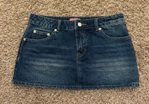 Edikted Skirt Denim thumbnail 1