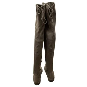 Marc Fisher Women's Over the Knee Brown Suede Boots Size 6.5M SKU 1095 thumbnail 3