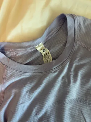 Light Purple Lululemon Swiftly Tech Long Sleeve Shirt thumbnail 3