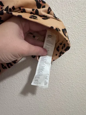 Fabletics Tan Leopard V-Neck Sports Bra thumbnail 2