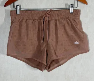 ALO Yoga Women’s Frame Runner Shorts Pull On 2” in Henna S thumbnail 1