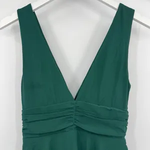 Lulus‎ Celebration Time Emerald Green Sleeveless Tiered Midi Dress Size XS thumbnail 7