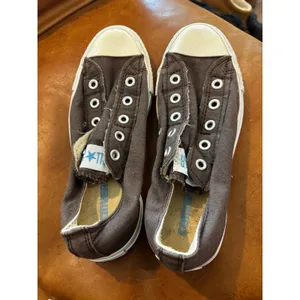 Converse All Star Slip On 6 Brown Chuck Taylor Canvas Low Top Sneakers thumbnail 2