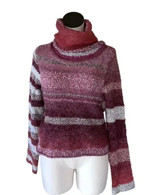 NWT Free People My Girl Turtleneck Sweater In Sunburst Combo Wool Blend thumbnail 11
