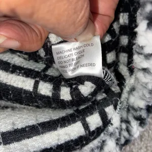 No Boundaries Womens Small Sherpa Pullover Fleece‎ Plaid Quarter Zip Gorpcore thumbnail 7