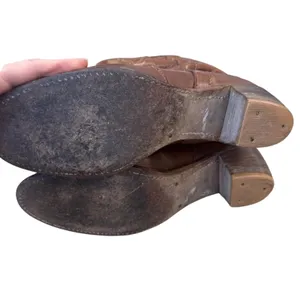 Vintage Miss Capezio Leather Western Boots Womens 9 Brown Cowboy Cowgirl 70s 80s thumbnail 8