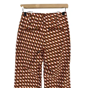 Maeve Naomi High‎ Waisted Flare Pants Geometric Print Magic Fabric Size 2 thumbnail 10