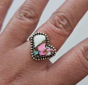 Cotton Candy Boot Ring Size 8 thumbnail 1
