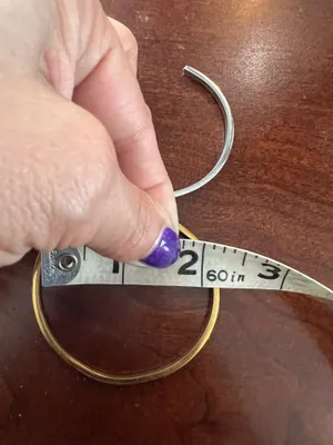 Silver and Gold cuff bracelets thumbnail 4