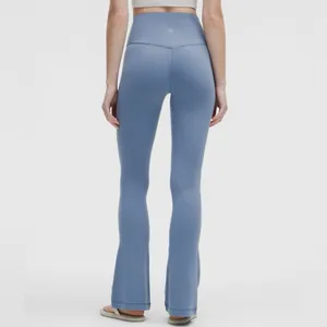 Lululemon‎ Align High Rise Mini Flare Blue Leggings thumbnail 2