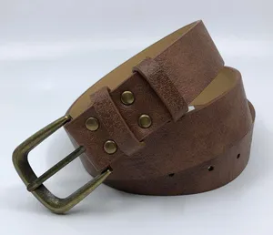 Women’s Brown Belt w/ Antique Brass Buckle, 23.5-34 Inches, X7G9A752 thumbnail 1