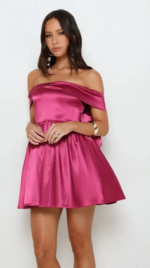 Hello Molly Off-The-Shoulder Mini Dress thumbnail 1