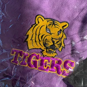 LSU tiger scarf Purple thumbnail 1