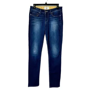 Paige‎ Jeans Women 27 Blue Medium Wash Denim Ankle Faded Skyline Skinny thumbnail 2