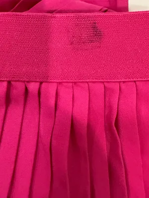 Vibrant A New Day Fuchsia Pleated Accordion Midi Skirt - Size XL thumbnail 5