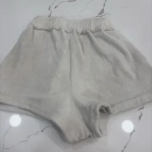Frankies Bikinis Shorts Womens Size Small White Terry Cloth Swim Beach thumbnail 6