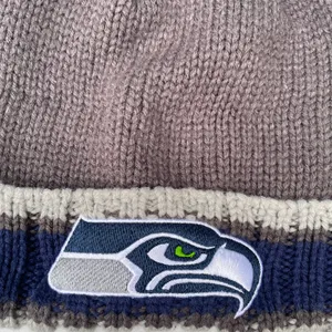 NFL Seattle Seahawks Grey Knit Beanie thumbnail 3