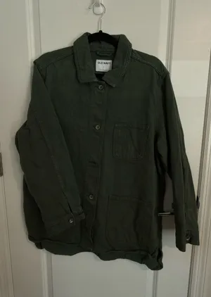 Old Navy Denim Green Jacket thumbnail 1