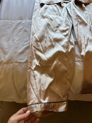 Pink Silk Pajamas Amazon thumbnail 5