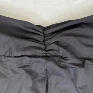 SKIMS Swim Twist Front Skirt Onyx Black‎ Plus Size 3X Faux Wrap Cover Up Skirt thumbnail 9