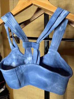 FP Movement by Free People On Radar Seamless Tie Dye Sports Bra Blue XS/S thumbnail 8