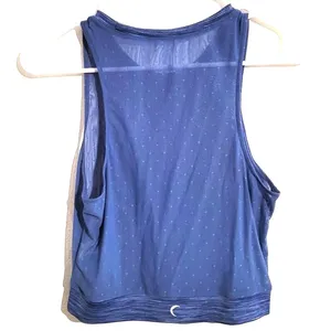 Zyia Active Calm Blue Luxe Mesh Tank Medium thumbnail 4