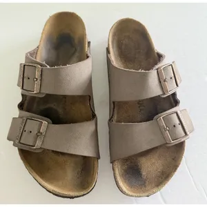Birkenstock Arizona Stone Birkibuc MISMATCH Sandals Pair Regular Right 9 Left 8 thumbnail 6