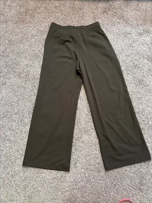 Halara Flex DayStretch High Waisted Pocket Straight Leg Work Pants size large thumbnail 4