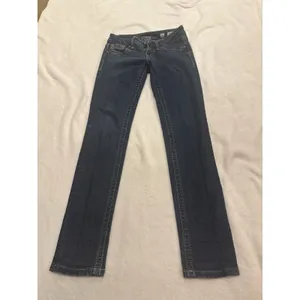 MISS ME Denim Women's JS5151SR SKINNY Low Rise Skinny Blue Jeans Size 26 thumbnail 5