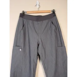 FIGS Cargo Tech Collection Scrub Pants Jogger Style‎ Grey Women's Small Tall thumbnail 2