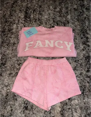 Pink camo fancy matching set  thumbnail 2