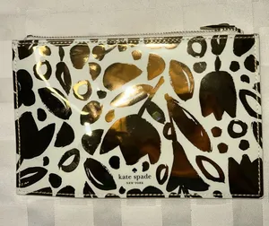 Kate Spade New York Golden Flower Pencil Pouch thumbnail 1