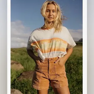 BILLABONG X WRANGLER Women’s Border Line Jaquard Short Sleeve Graphic Tee thumbnail 2