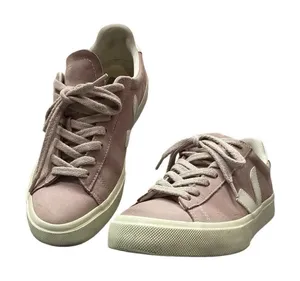 Veja‎ Campo Sneakers Womens Size 7 "Babe White" Nubuck Leather Low Top Lace Up thumbnail 1